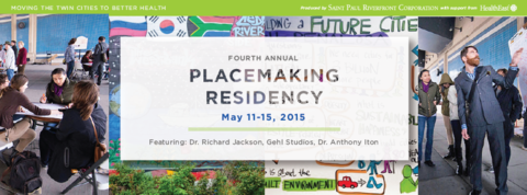 Official Placemaking Residency announcement banner Placemaking Residency banner with text about the event.